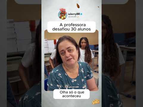 a professora foi desafiar os alunos #humor #shorts