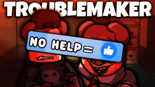 Friday Night Funkin' TROUBLEMAKER V2 FANMADE SNOWBALL'S TAKE | GEGAGEDIGEDAGEDAGO MAX DESIGN PRO