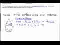 Surface Area and Volume Concepts