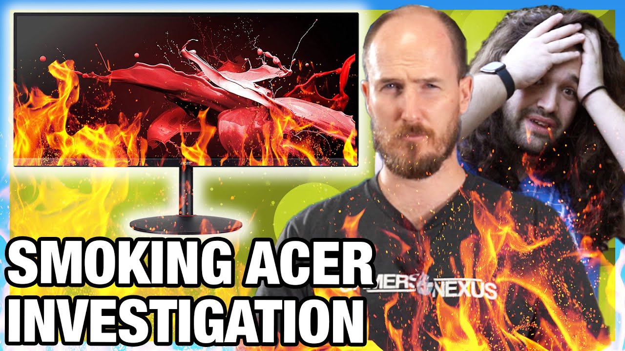 Acer Monitor Fires Investigated: Blown Capacitors on Acer XV340CK