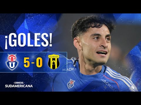 Goles del partido Universidad de Chile - Guaraní