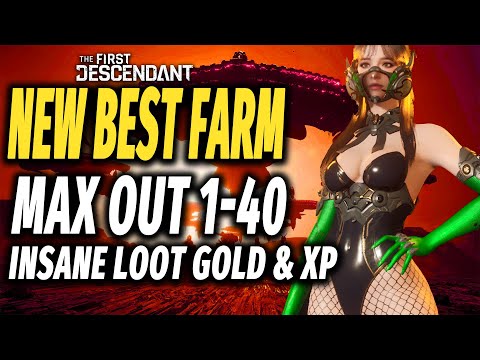 NEW Best XP and Gold Farm Level 1 to 40 in 400% Dungeons - The First Descendant