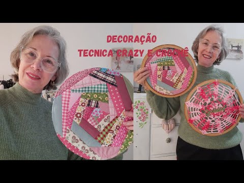 TÉCNICA CRAZY NA DECORAÇÃO COSTURA CRIATIVA