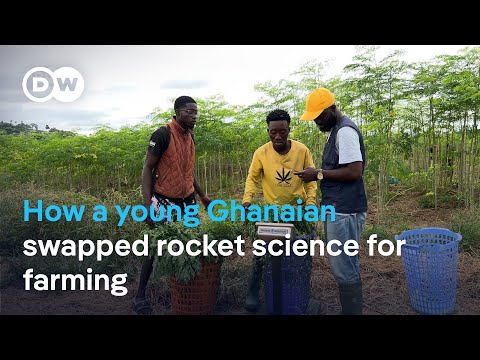 YouTube video thumbnail: Why a Ghanaian Engineer Traded Rockets for Farming — and How it’s Changing Lives Back Home.