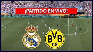 🔴 REAL MADRID VS BORUSSIA DORTMUND EN VIVO ⚽ JUEGA KYLIAN MBAPPÉ MUNDIAL DE CLUBES 2025