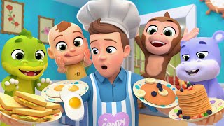 Breakfast Time with Daddy | Lalafun Nursery Rhymes & Kids Songs