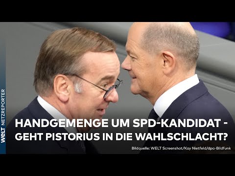 AMPEL-AUS: Kampf der Kandidaten - Pistorius der bessere Mann für den SPD-Wahlkampf? | WELT Spezial