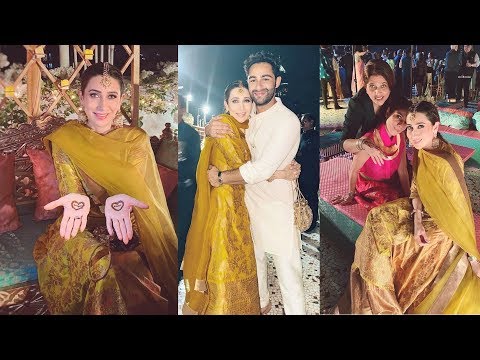 Karisma Kapoor looks so beautiful in her SECOND Marriage Mehndi Ceremony โค