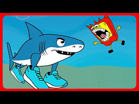 Spongebob vs tralalero tralala cartoon Animation