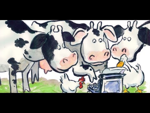 'Click, Clack, MOO: Cows That Type' by Doreen Cronin - READ ALOUD FOR KIDS! - YouTube