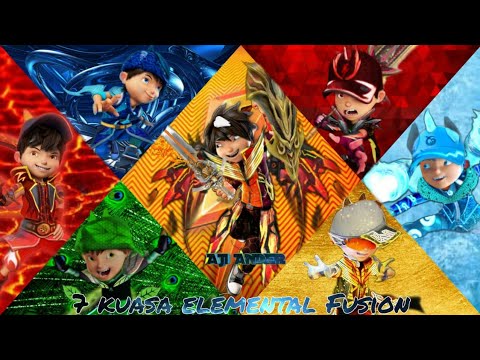 Boboiboy Fusion Baru 7 kuasa Elemental |Elemental fusion Form Part 2 Fan made