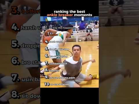 ranking the best ankle breaker moments... #basketball #nba #ranking #funny