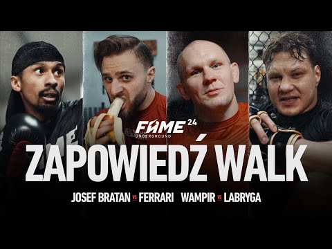 POLOWANIE ROZPOCZĘTE | Wampir vs Labryga / Ferrari vs Josef Bratan TRAILER FAME 24: UNDERGROUND