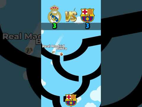 who will win la liga #marblesrace #usa #realmadrid #barcelona #spain