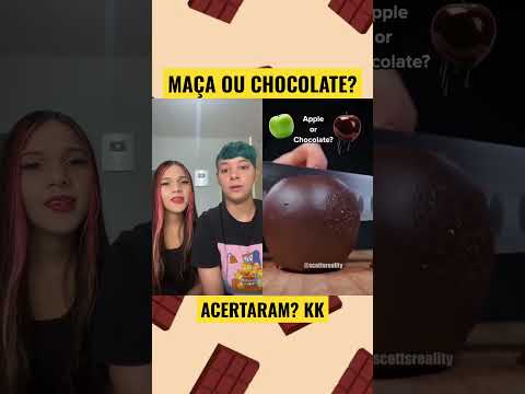 Maça ou chocolate? 🍎🍫
