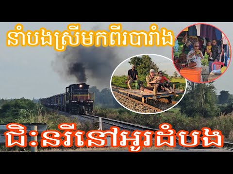 នាំបងស្រីមកពីប្រទេសបារាំងជិះនរីនៅអូរដំបងខេត្តបាត់ដំបង