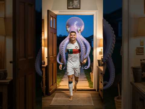 🟣🐙🚓 Ronaldo Covered in Purple Stuff… But It's Not What It Seems!