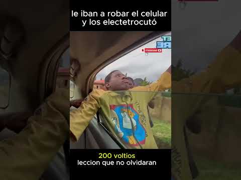 le iban a robar y mira lo que les hizo