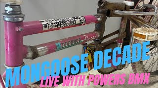 powers bmx with the sickest mongoose decade for the bmx museum