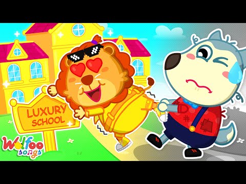 Lionel's First Day at a New School + MORE School Songs 🎶 Wolfoo Nursery Rhymes & Kids Songs