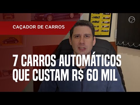 7 carros automáticos usados com até 5 anos por R$ 60 mil