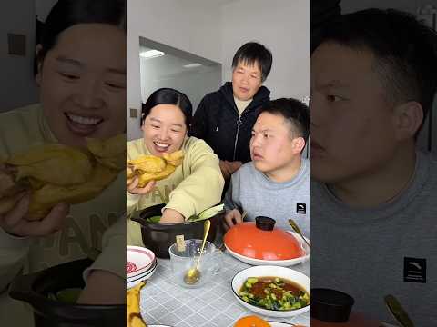 My Mother-In-Law Fooled My Husband Into Etting Me Eat Chicken 🥰 #foodchallenge #shortsfeed #shorts