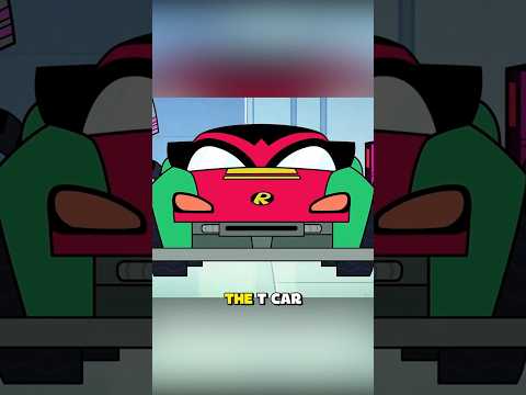 Robin & Titans become CARS! #reels #teentitansgo #funny #dc #cartoon #shorts