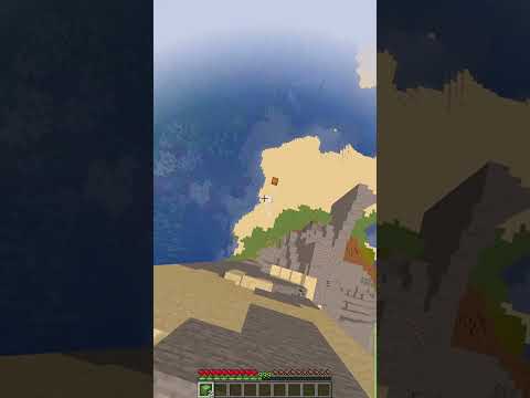 Dream On Cliff Jump In Minecraft 😱 (はいよろこんで) #shorts