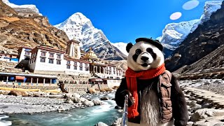 Panda 🐼 Pahunch Gaya Badrinath Dham 🛕 || Vlog by panda 🐼