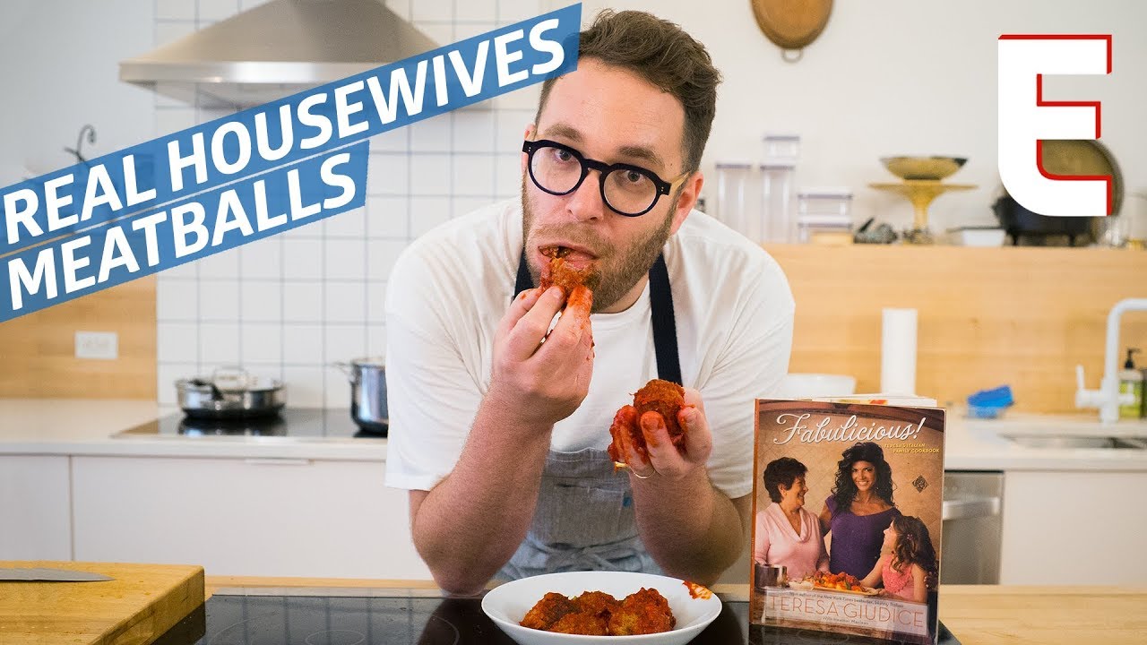 Terese Giudice's Meatballs Will Have You Flipping Tables Real Chefs Cook Dumb Recipes