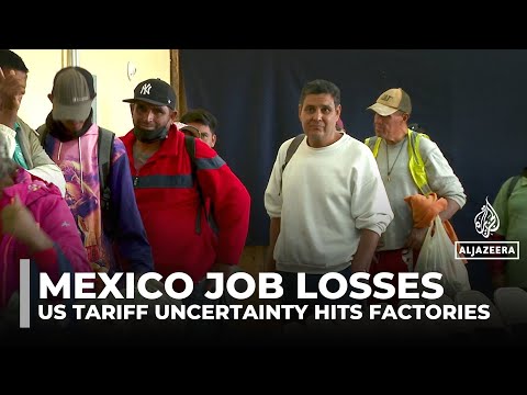 YouTube video thumbnail: Mexico Loses Thousands of Jobs as US Tariff Uncertainty Hits Factories