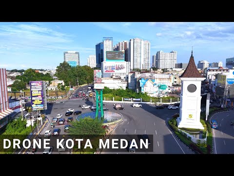 Kota Medan dari Udara dengan Drone Terbaru 2025