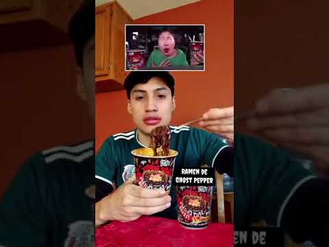 🔥 Ramen de Ghost Pepper 🇲🇽 Beto Locuras vs Asiática #Shorts