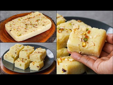 Why Buy Sweets From Stores? | Homemade Delicious Suji Sweets Recipe | Suji Sweet Dessert Recipe