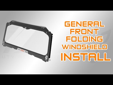 Polaris® General® Folding Glass Windshield Installation by Razorback Offroad™