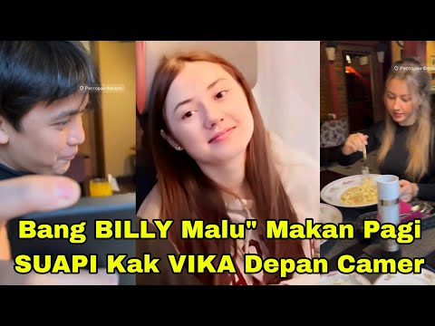 BANG BILLY GI*GIT TANGAN KA VIKA MAKAN PAGI DI DEPAN CAMER