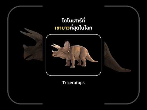 ไดโนเสาร์ที่เขายาวที่สุดในโลก