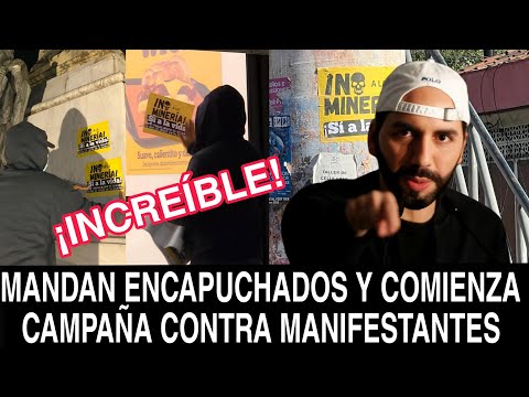 MANDAN ENCAPUCHADOS AL VANDAL!SMO Y DENUNCIAN CAMPAÑA CONTRA MANIFESTANTES DE LA MINERÍA