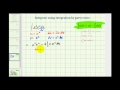 Integration by Parts Concepts