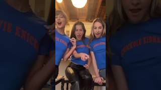Taylor Swift and HAIM ready for the NBA finals!! 💪 // #taylorswift #haim #swifties #knicks #nba