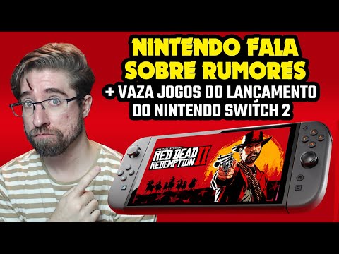 Nintendo FALA sobre VAZAMENTOS + Jogos do lançamento do SWITCH 2 podem ter vazado na FNAC