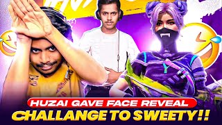 INDIA'S NO.1 FACE REVEAL🤯 CHALLENGE OF SWEETY CUTIE🥵 | HUZAI & KAAL KA NAAGIN🐍 DANCE 🤣 #facereveal