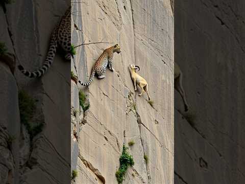 Goats life 🙏🙏🐆 #shortsvideo #viralvideo #leopardadventure  #goatclimbing #mountains