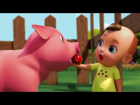 Old MacDonald Had A Farm Animal sounds Song | Nursery Rhymes & Kids Songs