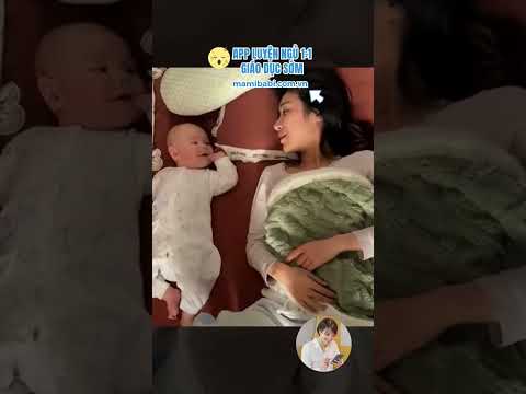 Sao làm theo được hay dậy #funny #babau #newbornbaby #embecuoi #babypictures #cute #mevabe