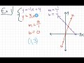 Solving Systems of Linear Equations by Graphing