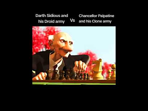 Darth Sidious Vs. Chancellor Palpatine 💀#shorts #starwars