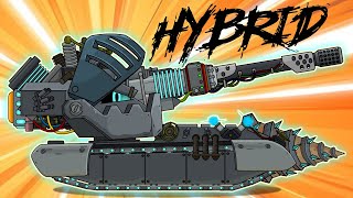Это Уже Не Гибрид… Это МОНСТР - Мультики про танки !