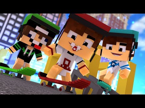 OS BEBÊS VIRARAM SKATISTAS NO MINECRAFT !!!
