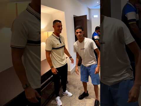 Luva conheceu Cristiano Ronaldo 🇵🇹